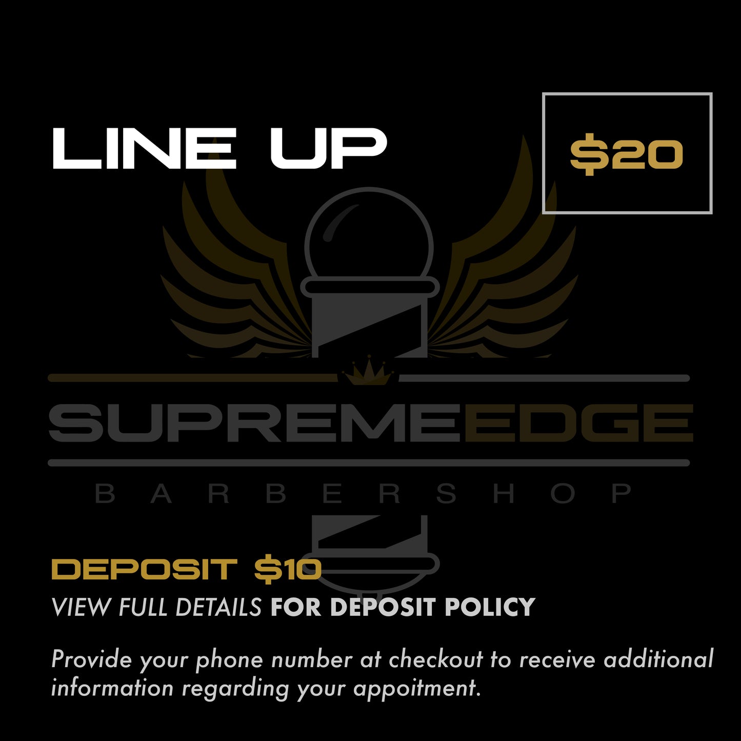 Deposit for Line Up